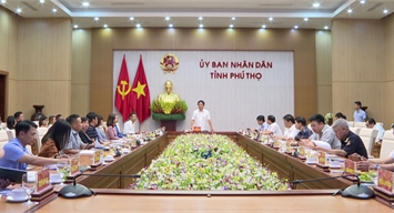 Phó Chủ tịch UBND tỉnh Nguyễn Thanh Hải làm việc với một số doanh nghiệp tìm hiểu xúc tiến đầu tư trong lĩnh vực logistics trên địa bàn tỉnh