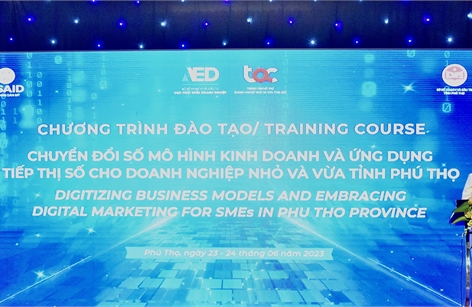 Phú Thọ triển khai chương trình đào tạo chuyển đổi số mô hình kinh doanh và ứng dụng tiếp thị số cho DNNVV, HTX và hộ kinh doanh