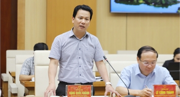 Bộ trưởng Bộ Tài nguyên và Môi trường Đặng Quốc Khánh làm việc tại tỉnh Phú Thọ