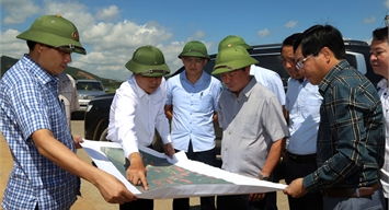 Chủ tịch UBND tỉnh kiểm tra một số dự án giao thông trọng điểm