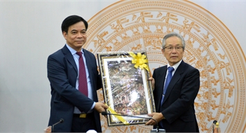 Phó Chủ tịch UBND tỉnh Nguyễn Thanh Hải làm việc với đoàn công tác Nhật Bản